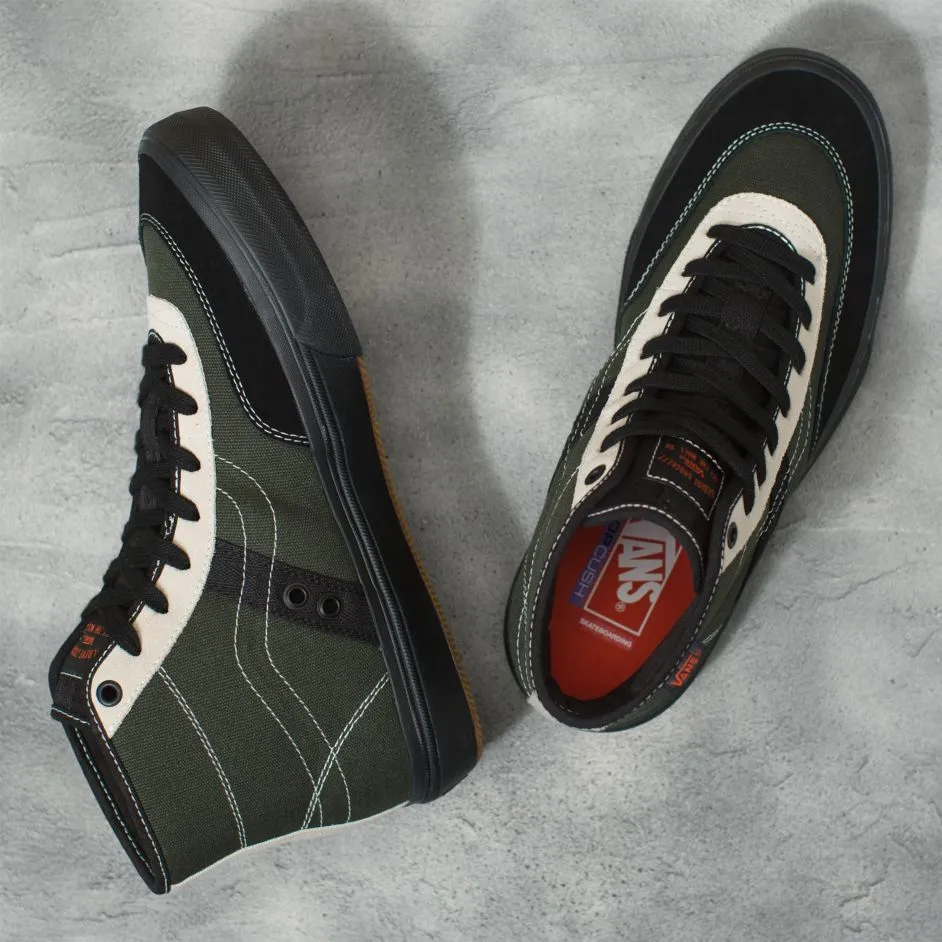 Vans Gilbert Crockett High Skateboard Shoe - Forest/Black