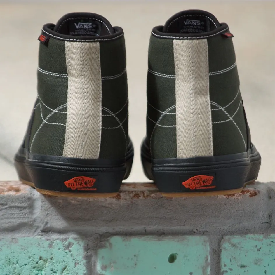 Vans Gilbert Crockett High Skateboard Shoe - Forest/Black