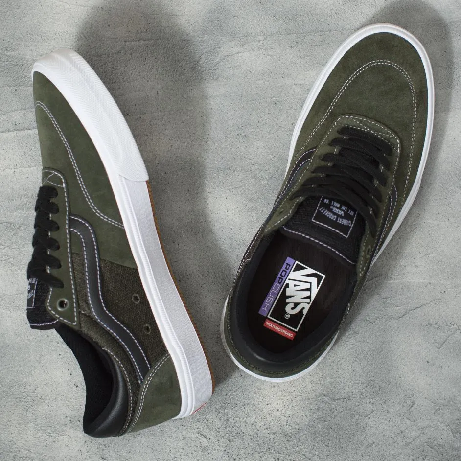 Vans Gilbert Crockett Skateboard Shoe - Black/Forest