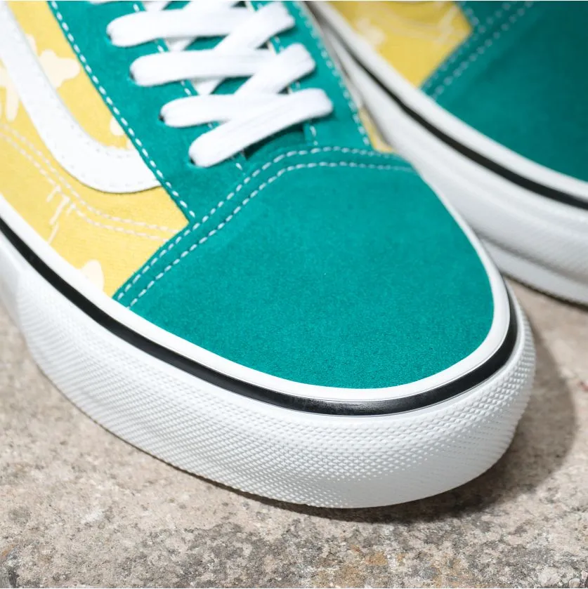 Vans Skate Old Skool Aloha Skateboard Shoe - Marine/Gold