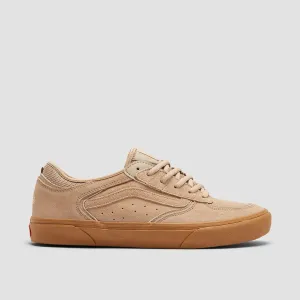 Vans Skate Rowley Shoes - Suede Tan/Gum