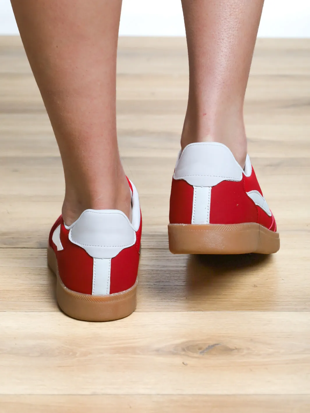 Wait Here Rubber Sole Sneaker