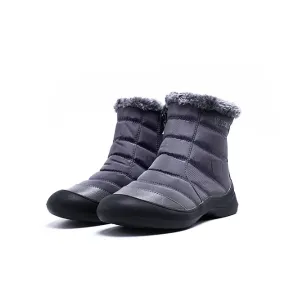 Winter Low Heel Round Toe Ankle Boots