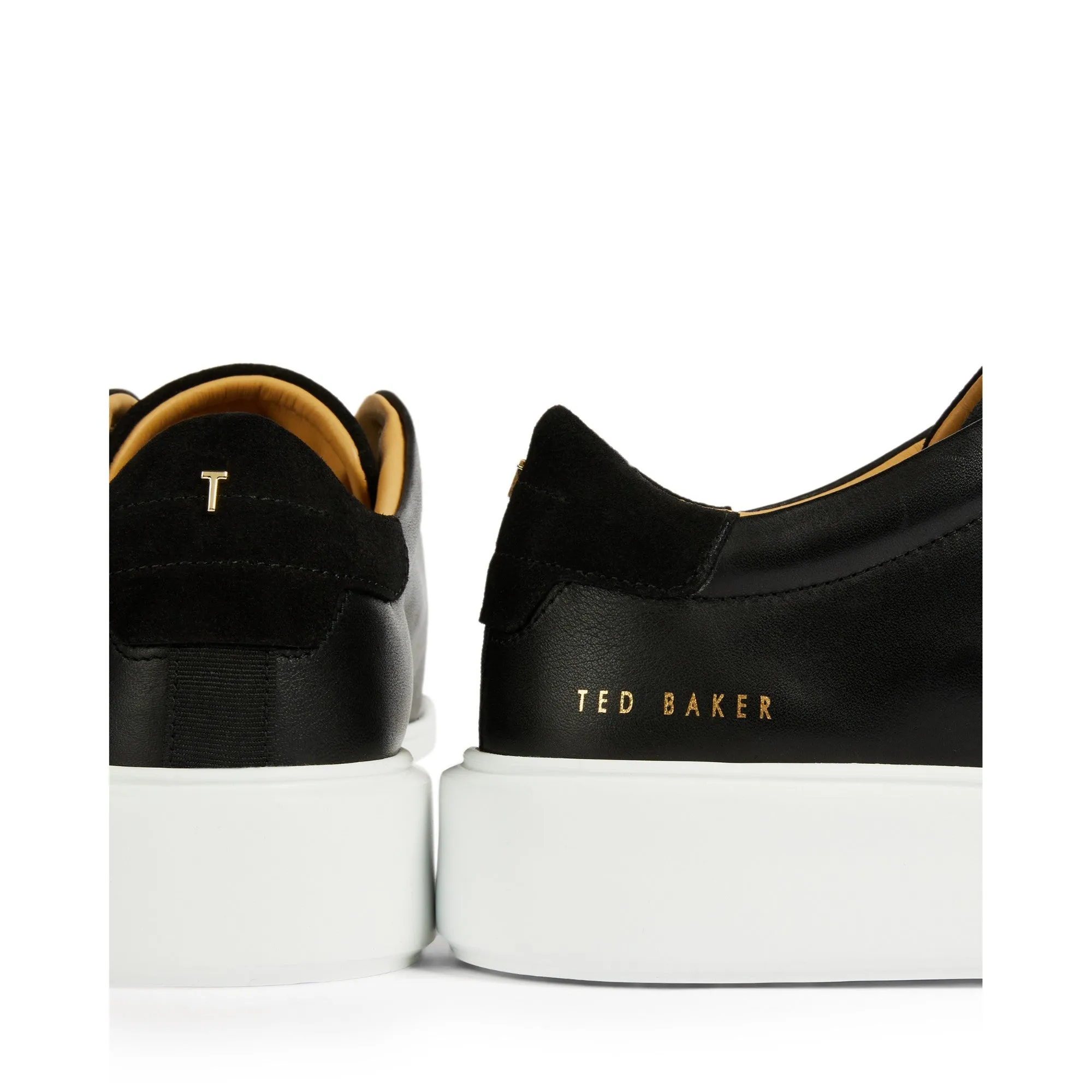 Women Yinka-Leather Platform Trainer - Black