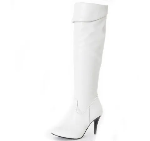Women's Side Zip Over the Knee Fashion High-heel Boots