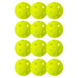 X-26 Indoor Pickleballs 12 Pack Lime Green