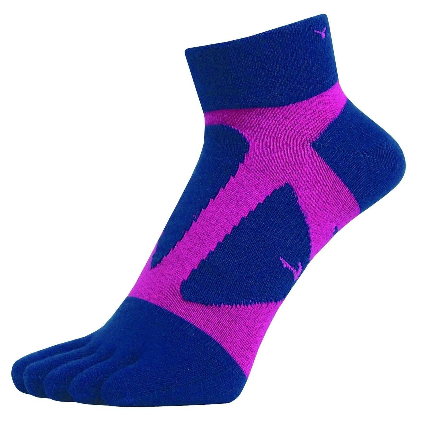 Yamatune 5 Toe Socks - Middle Length with Anti-Slip Dots