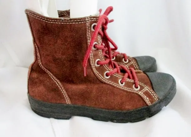 Youth Junior Kids CONVERSE Chucks Hi-Top Sneaker Trainer Sports Shoe 5.5 BROWN